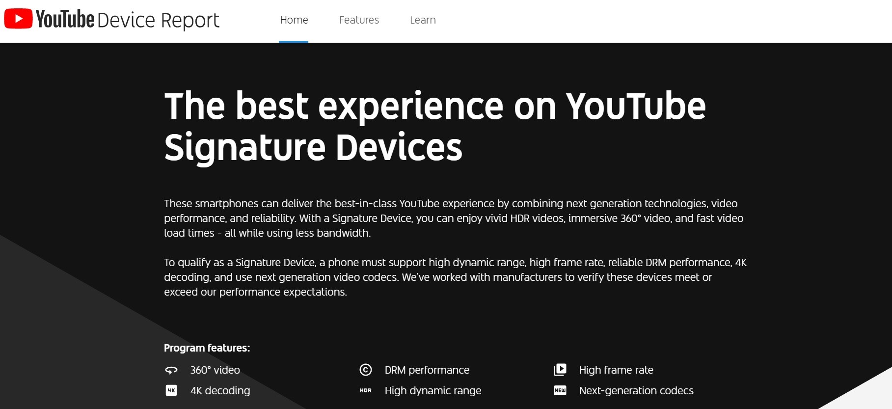 YouTube recommande maintenant les meilleurs téléphones pour la lecture vidéo
