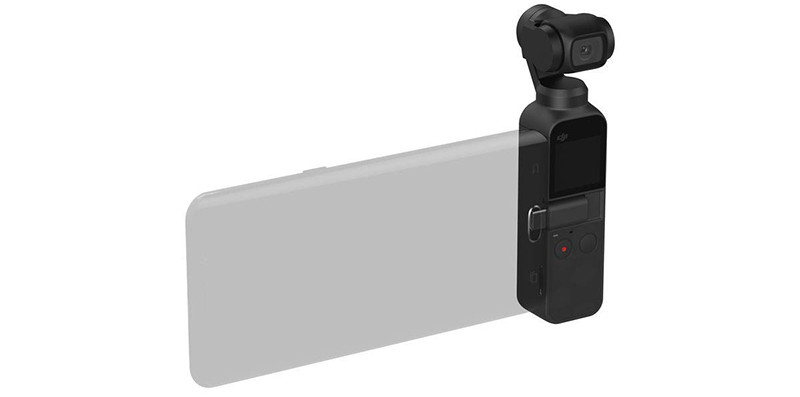 DJI Osmo Pocket - Caméra Portable à nacelle 3 AxeUtilisation Iphone