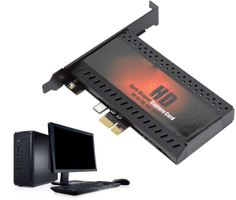 Test et avis - Bewinner Carte de Capture vidéo, Carte d'acquisition vidéo sans Lecteur PCIe vers HDMI, Carte de Capture HDMI pour la série Windows pour la série Linux pour Mac OS