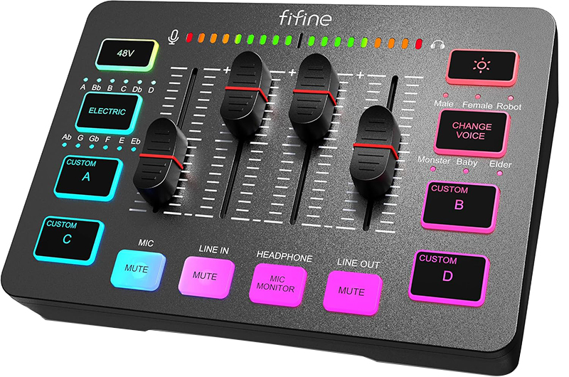 Test - FIFINE Gaming Audio Mixer PC La révolution du streaming audio