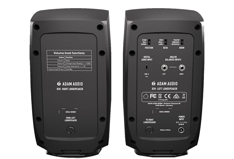 Vue Arrière Test ADAM - Audio D3V Des Enceintes Monitoring Desktop qui Révolutionnent le Home Studio